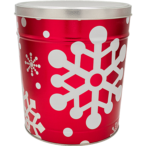 Gift Tin - 3 Gallon Snowflake - 3 Flavors