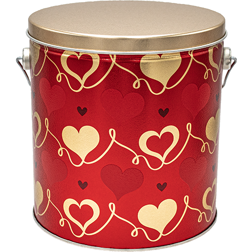 Gift Tin - 1 Gallon Hearts (small) - 1 Flavor